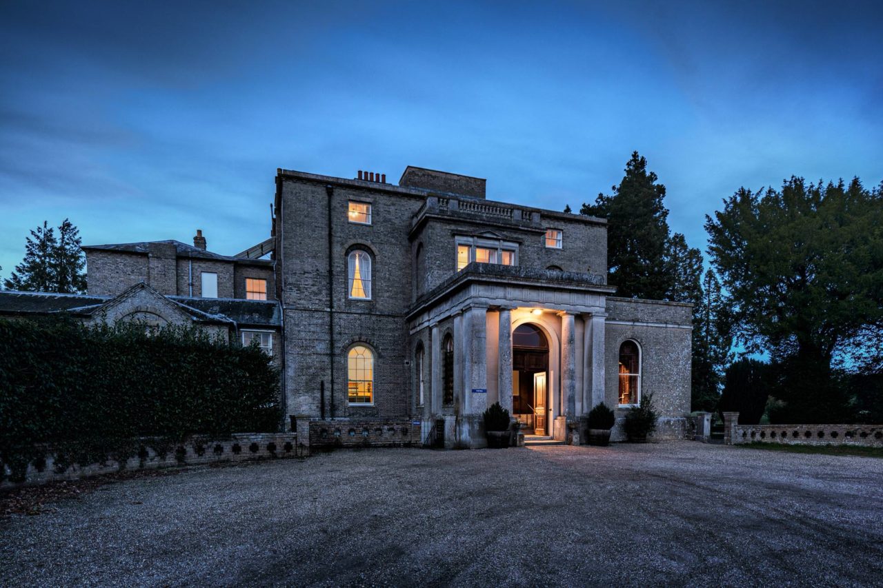 Architectural Photography Twilight Exterior image of Letton Hall